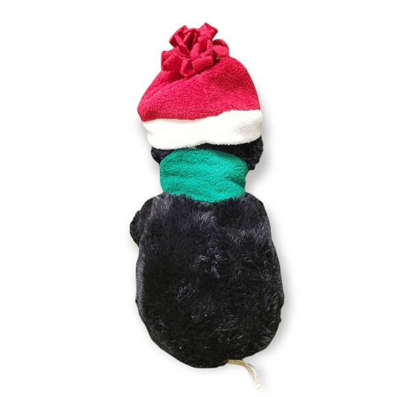 DanDee Collectors Choice Penguin Rocking Scarf & Santa Hat Stuffed Plush Animal - Picture 3 of 6